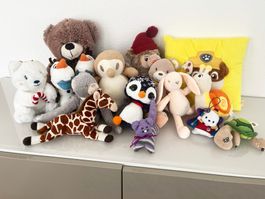 Lot - Peluches en bon état - Plüschtiere in gutem Zustand