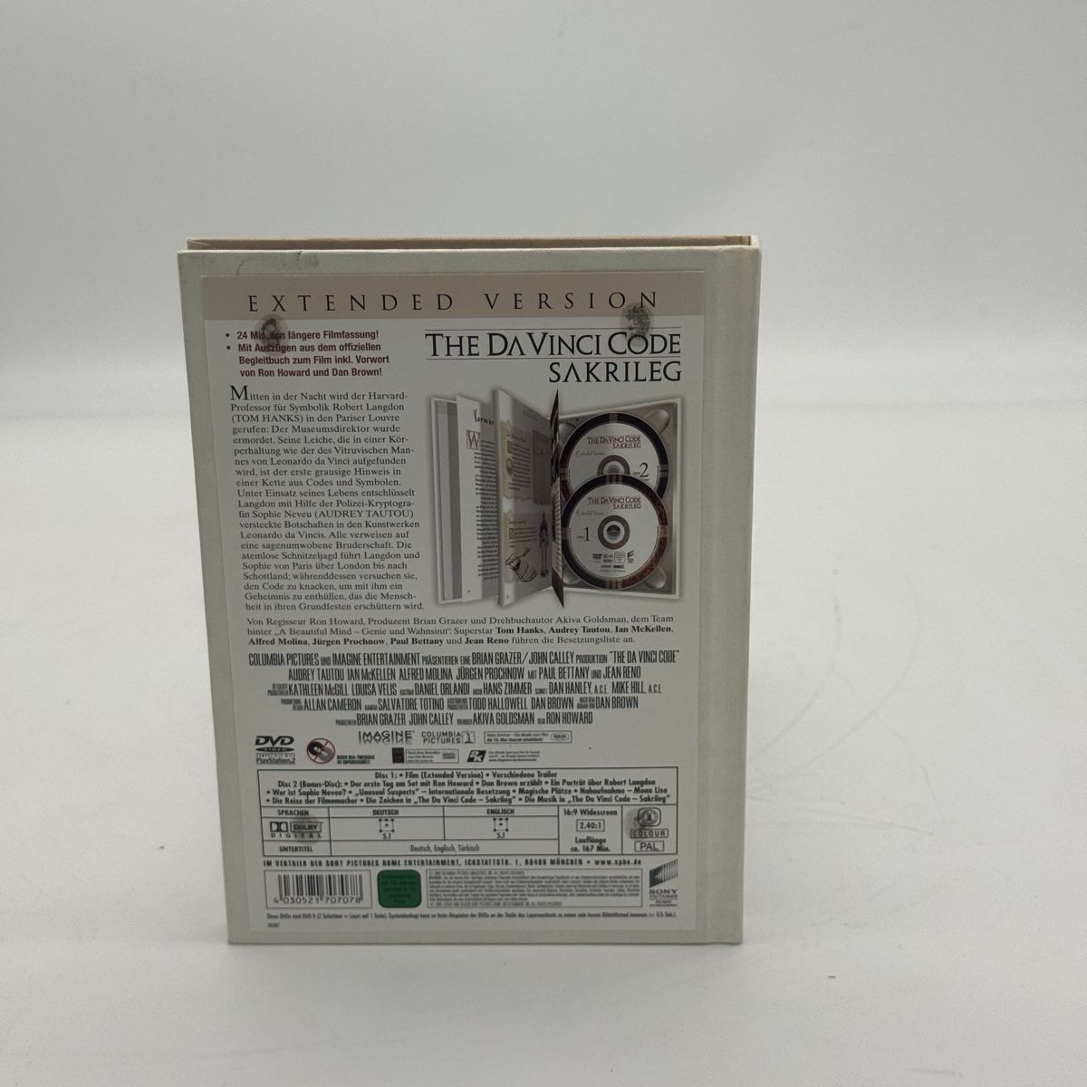 Alle DVDs: The Da Vinci Code – Sakrileg | Extended Version | 2-DVD – Gebraucht aus Kloten von Warehouse81 1