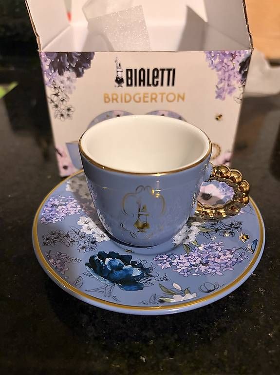 Tassen: Bialetti Espresso Set Bridgerton – Neu und originalverpackt aus Zürich von Sandraastoll 3
