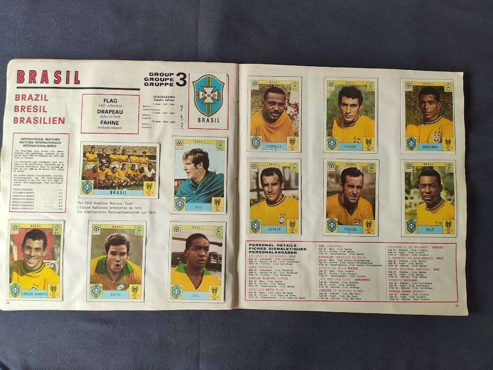 Panini Alben: PANINI album 1970 original – Gebraucht aus Gumefens von Golden 2