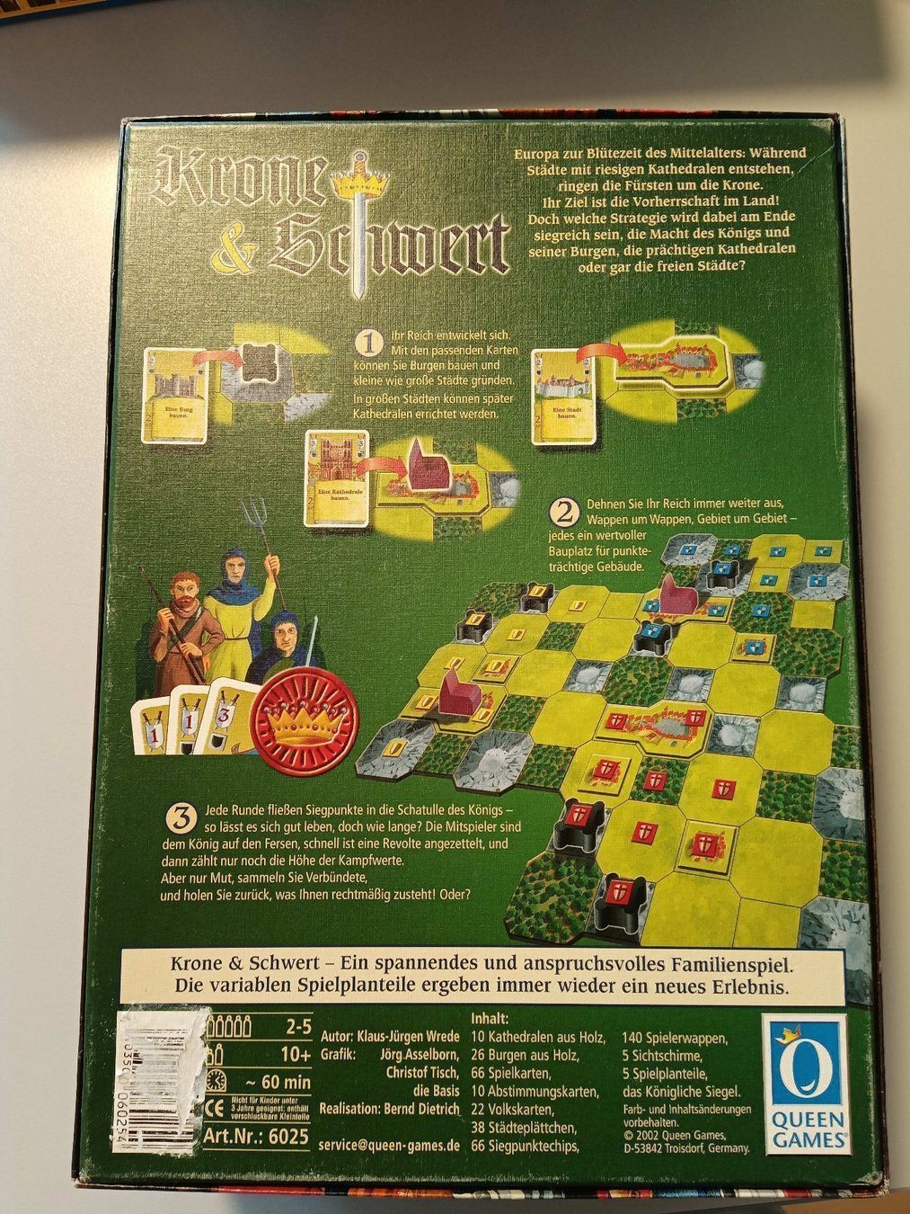 Spiele: Krone und Schwert - Queen Games – Gebraucht aus Altstätten SG von GGsGameshop 4