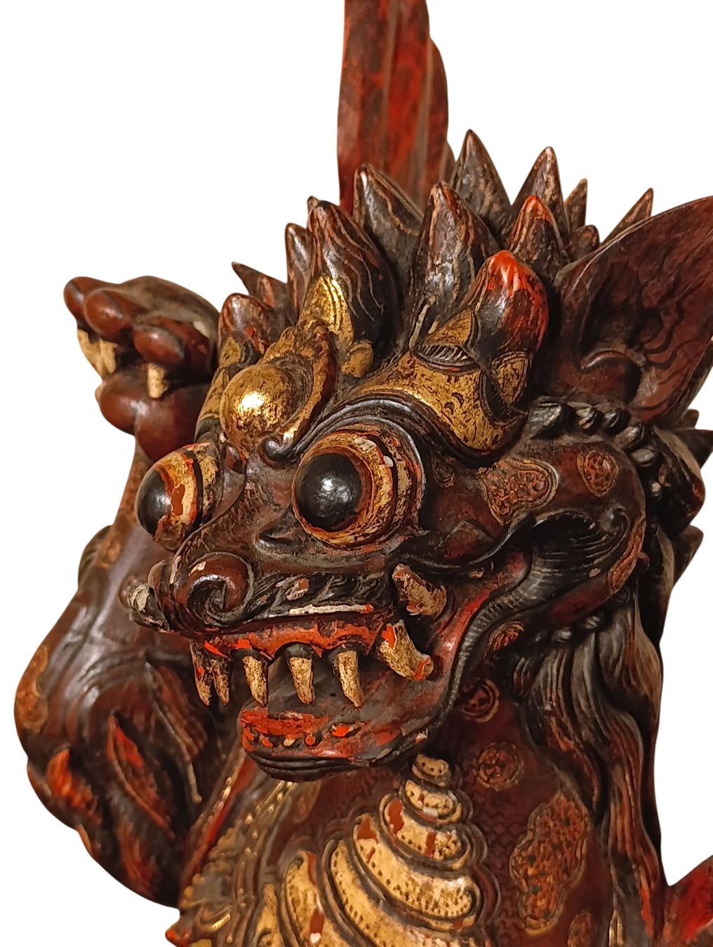 Skulpturen & Statuen: Riesige balinesische Tempel Figur - Drachen / 102 cm – Gebraucht aus Hochfelden von Relict 9