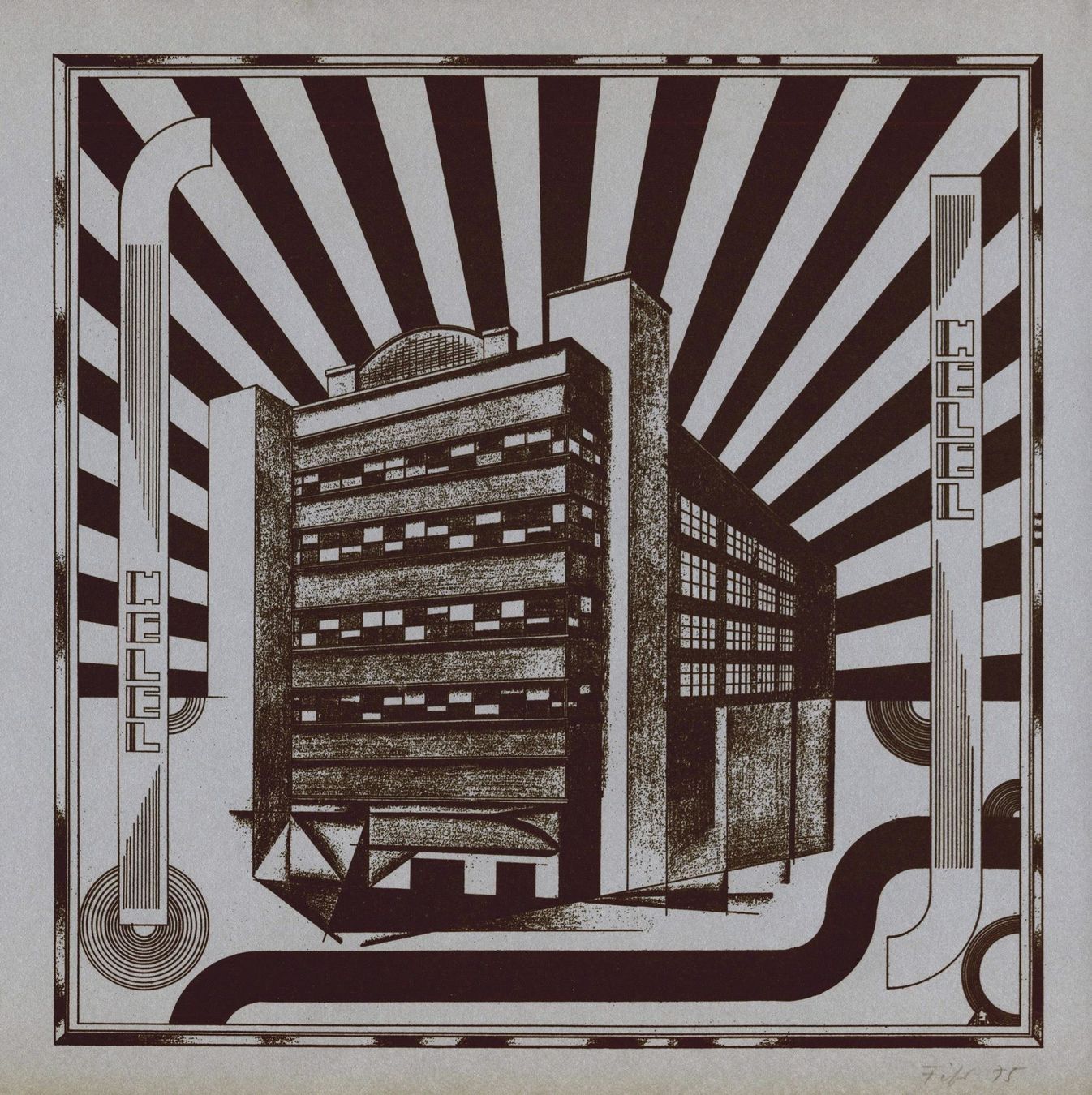 Grafiken & Lithographien: Fifo Stricker: Helel (1977) – Gebraucht aus Basel von Kunstkontor 3