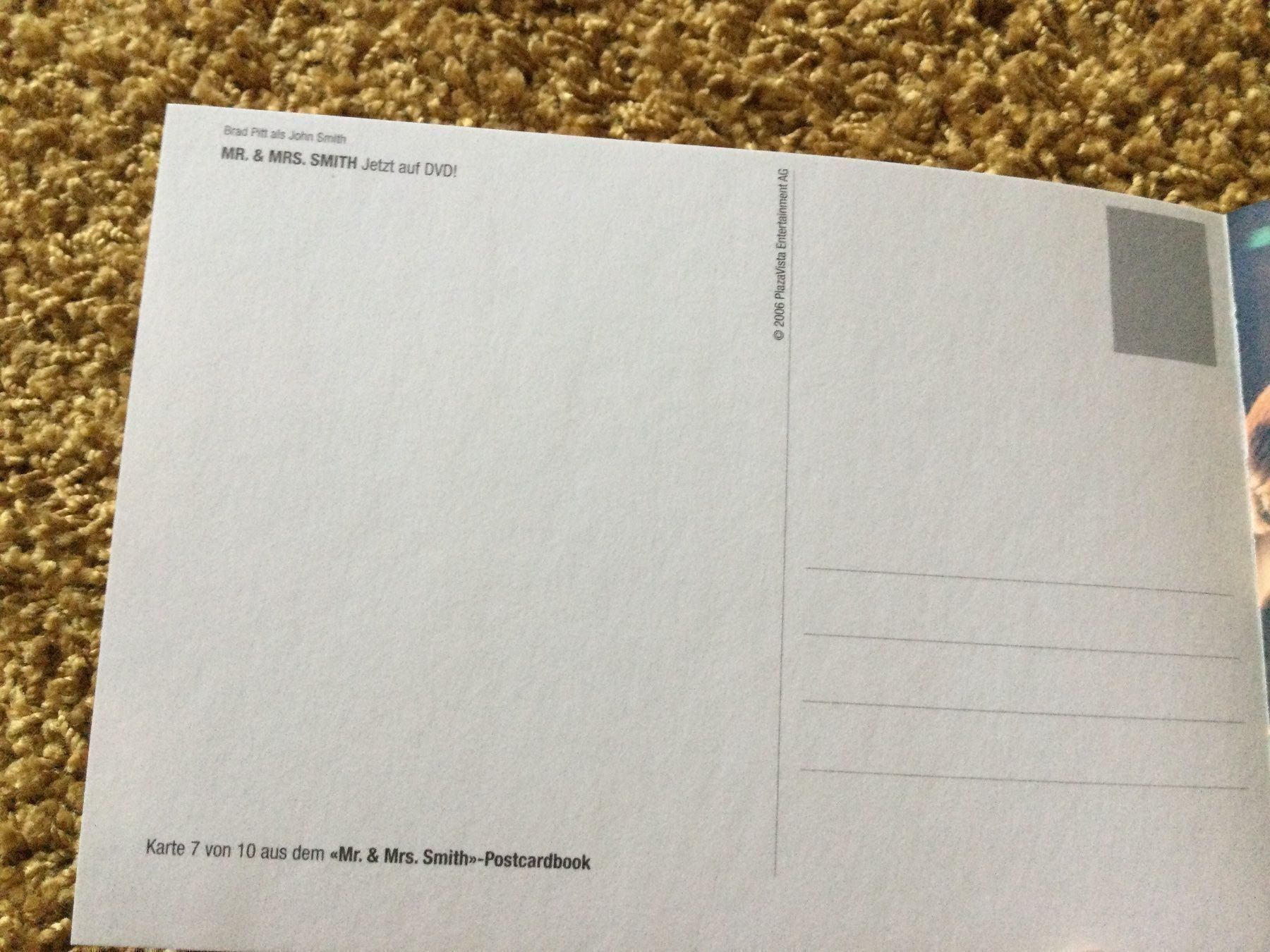 Cartes postales: MR. & MRS. SMITH Postcard Book Official – D'occasion à Frasnacht par GracyStore 2
