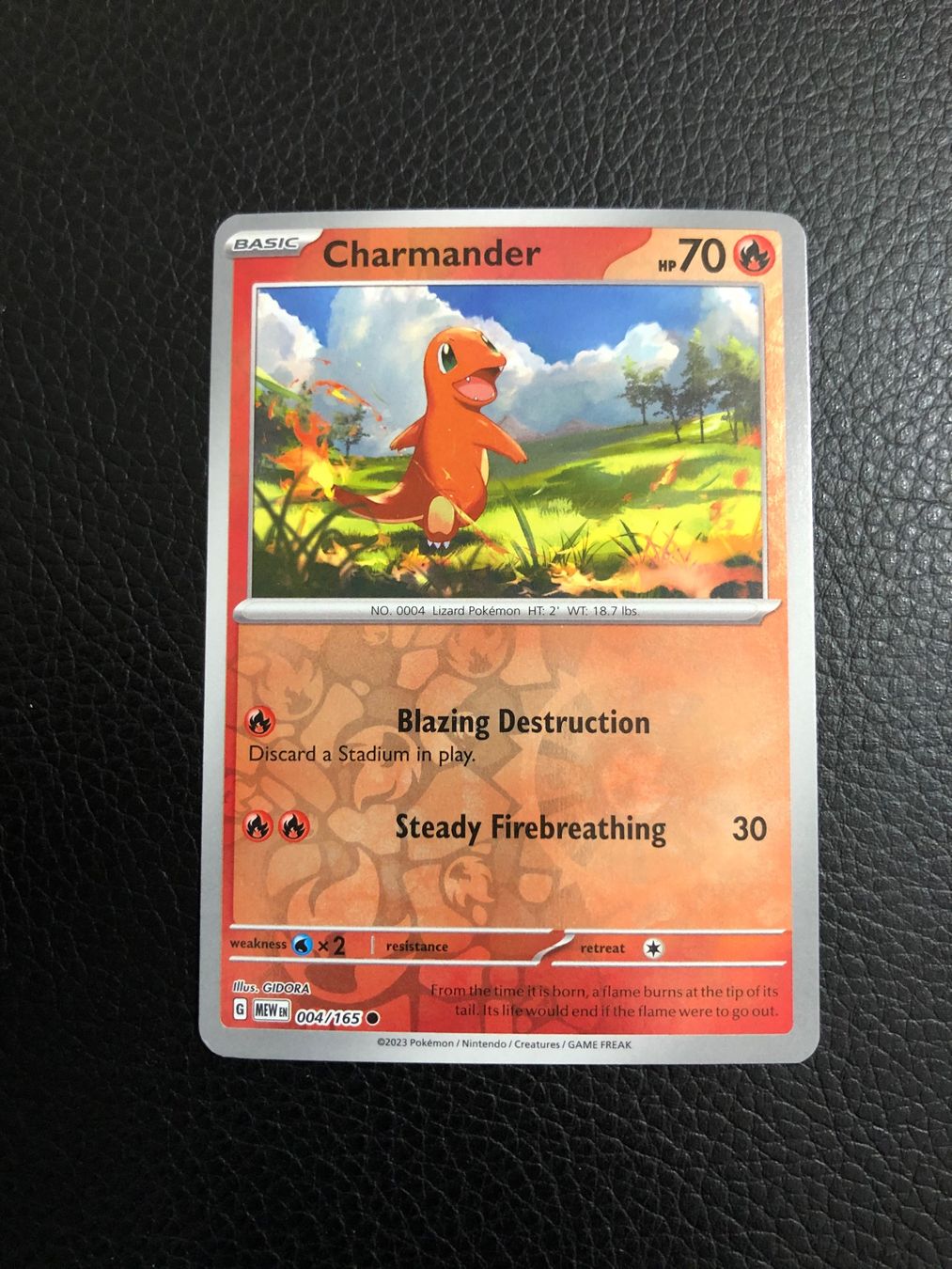 Pokémon Carte collezionabili: Scarlet & Violet 151 - Charmander reverse 4/165 NM Ab 1 – Usato da Paradiso venduto da Pkmn10