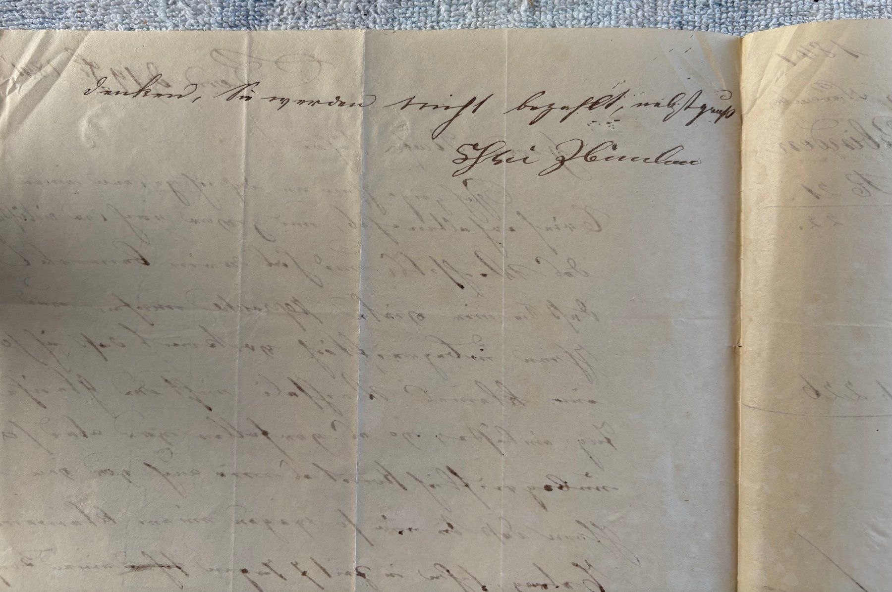 Documenti: ANTIKER BRIEF VON 1841 – Usato da Ostermundigen venduto da Kari1937 6