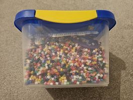 Bügelperlen mit Schablonen