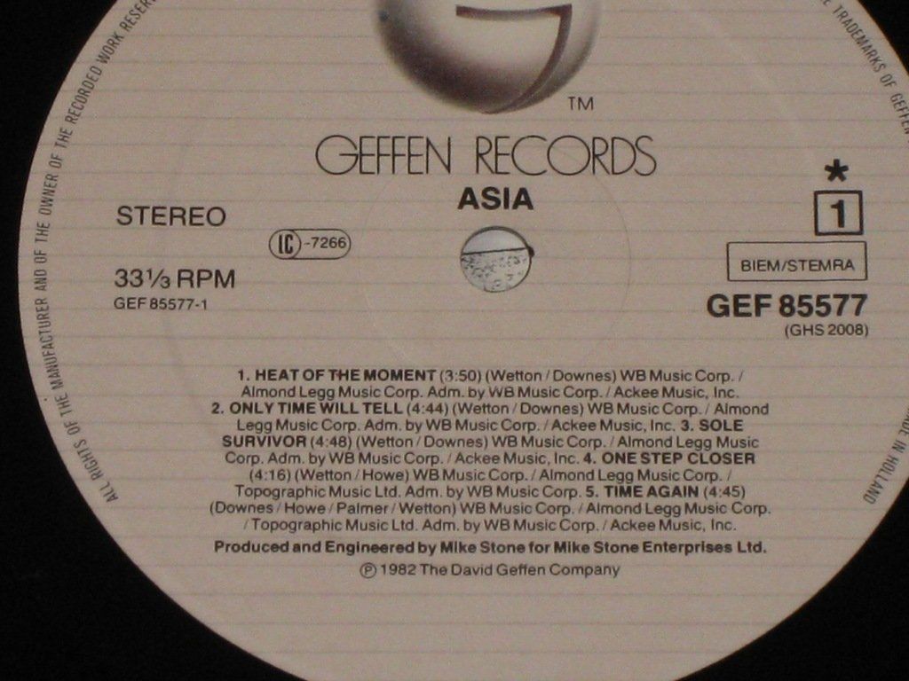 Vinyles: LP - ASIA – D'occasion à Steckborn par Quo7 1