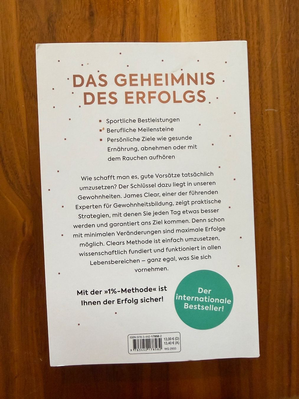 Livres: Die 1% Methode - James Clear – D'occasion à Uetikon am See par silaszurich 1