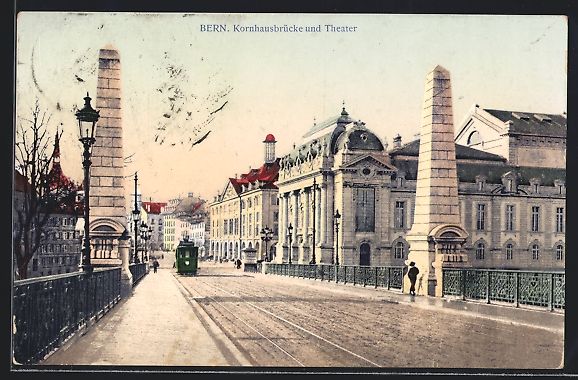 Cartes postales: Bern, Strassenbahn, Kornhausbrücke und  – D'occasion à Berlin par bartko-reher