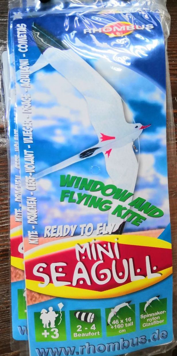Sonstige Dekorationen & Accessoires: Rhombus Mini Seagull Kite Windspiel – Neu und originalverpackt aus Zürich von gemuesebouillon