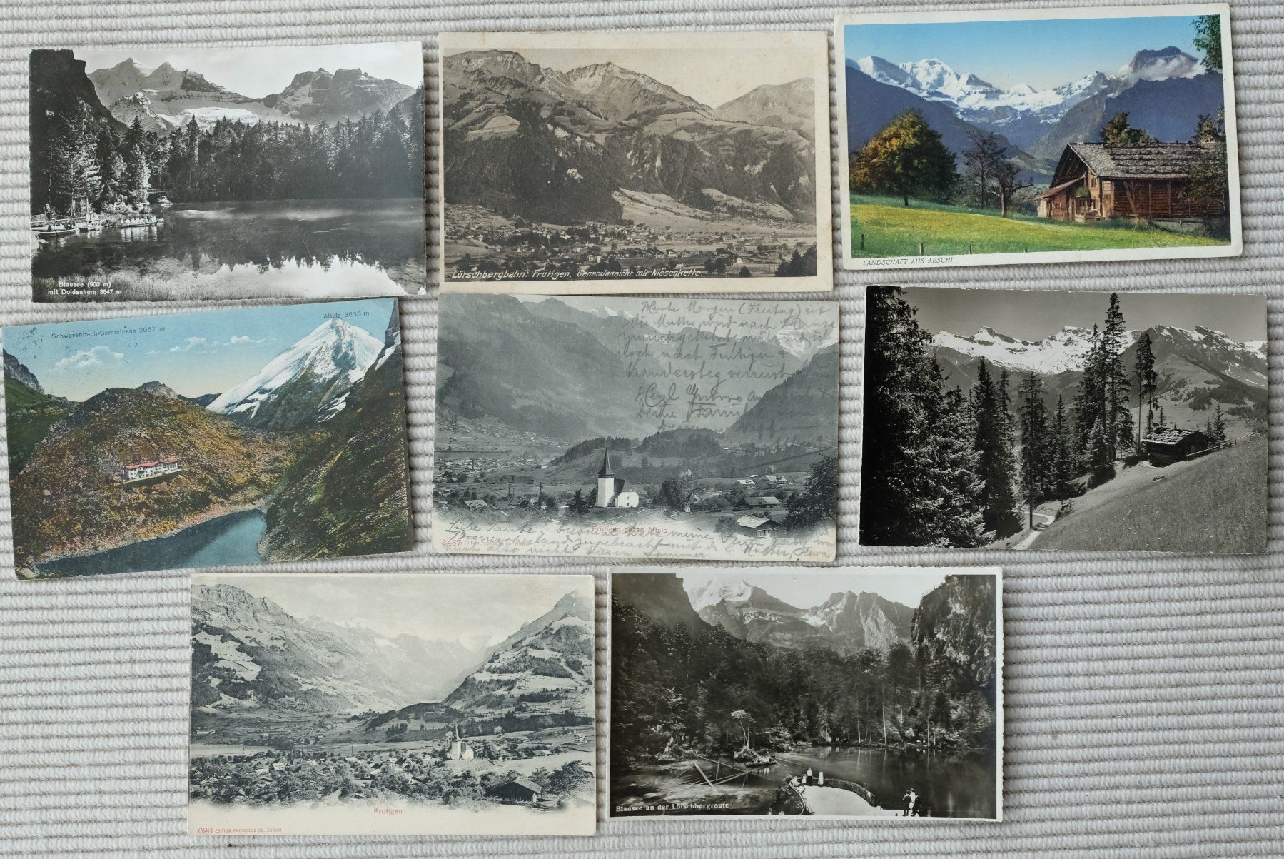 Ansichtskarten: 30 Ansichtskarten Berner Oberland 1904 - ca. 1960 – Gebraucht aus Ehrendingen von nicoro50 2