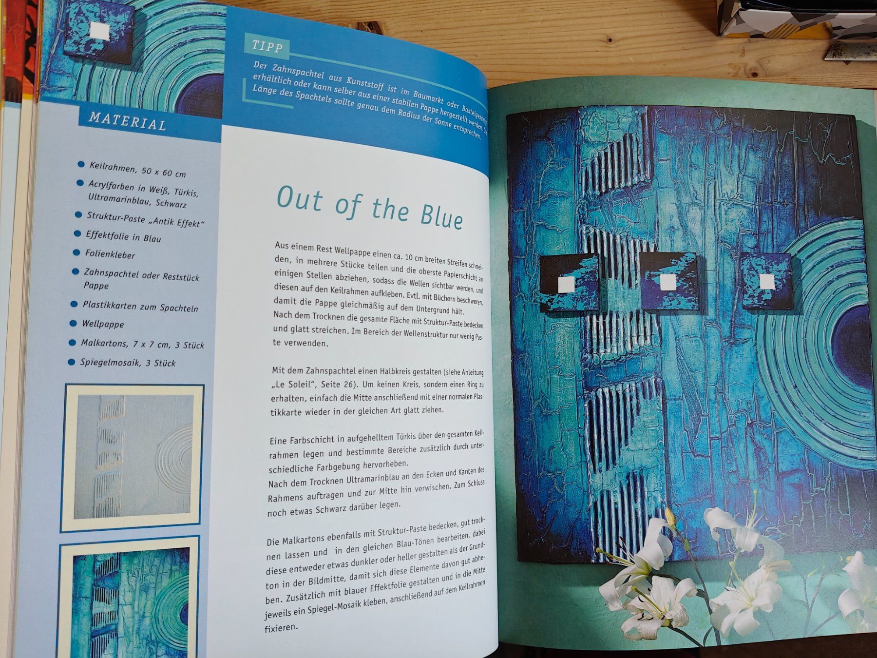 Libri: Dekorative Keilrahmen-Bilder / Strukturpaste & Acryl – Usato da Muttenz venduto da Negnuja 3