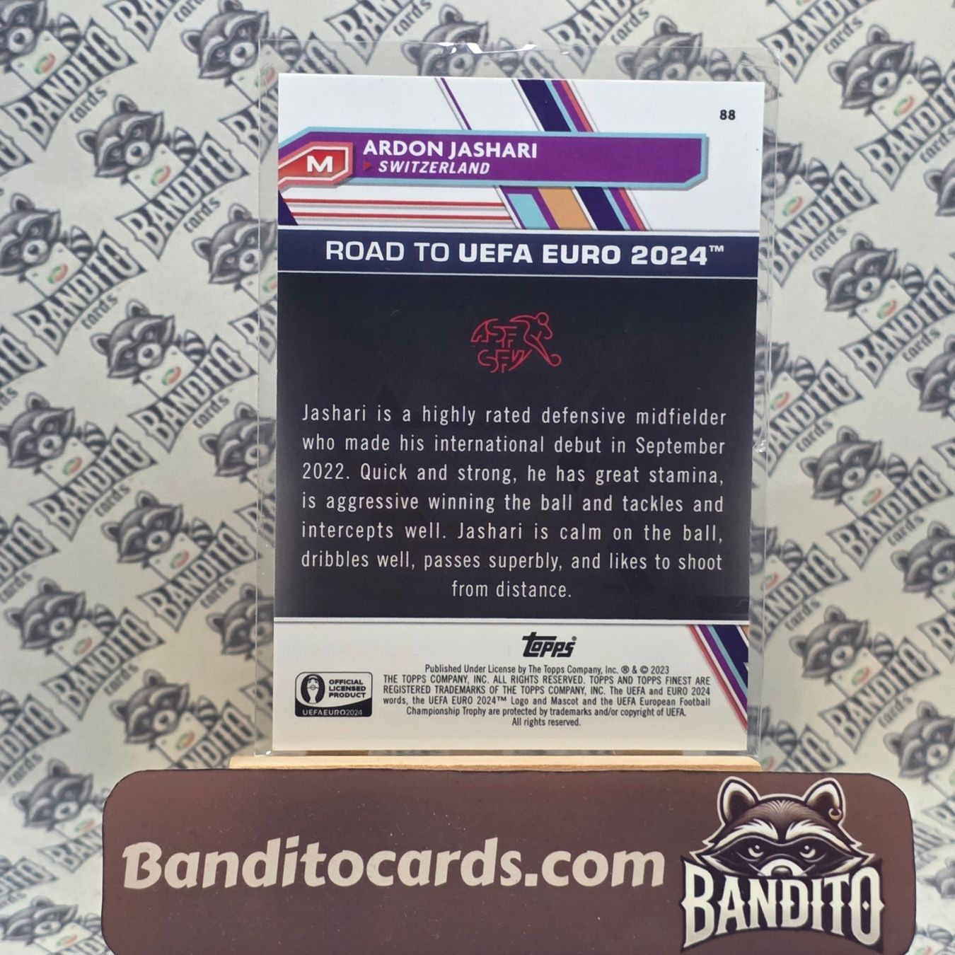 Topps Carte collezionabili: Topps Finest Ardon Jashari Debut Schweiz /75 – Usato da Liebefeld venduto da Banditocards 1