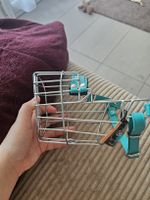 Maulkorb Hund Metall Biothane Tuerkis