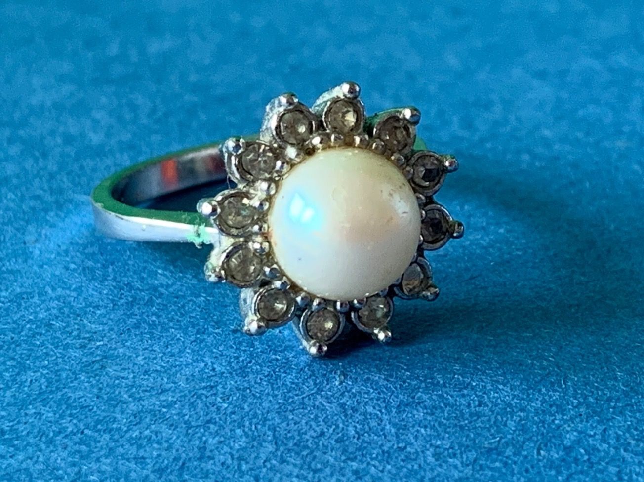 Anelli: Perlenblume Fingerring (55/17) – Usato da Dittingen venduto da Bijoubelle 3