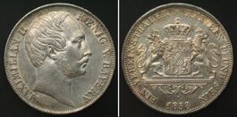 Vereinstaler BAYERN Taler 1858 MAXIMILIAN II. Silber vz-st