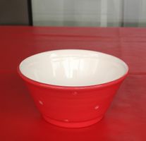 Vintage kleine Schüssel aus Steingut, evtl. von Rössler?