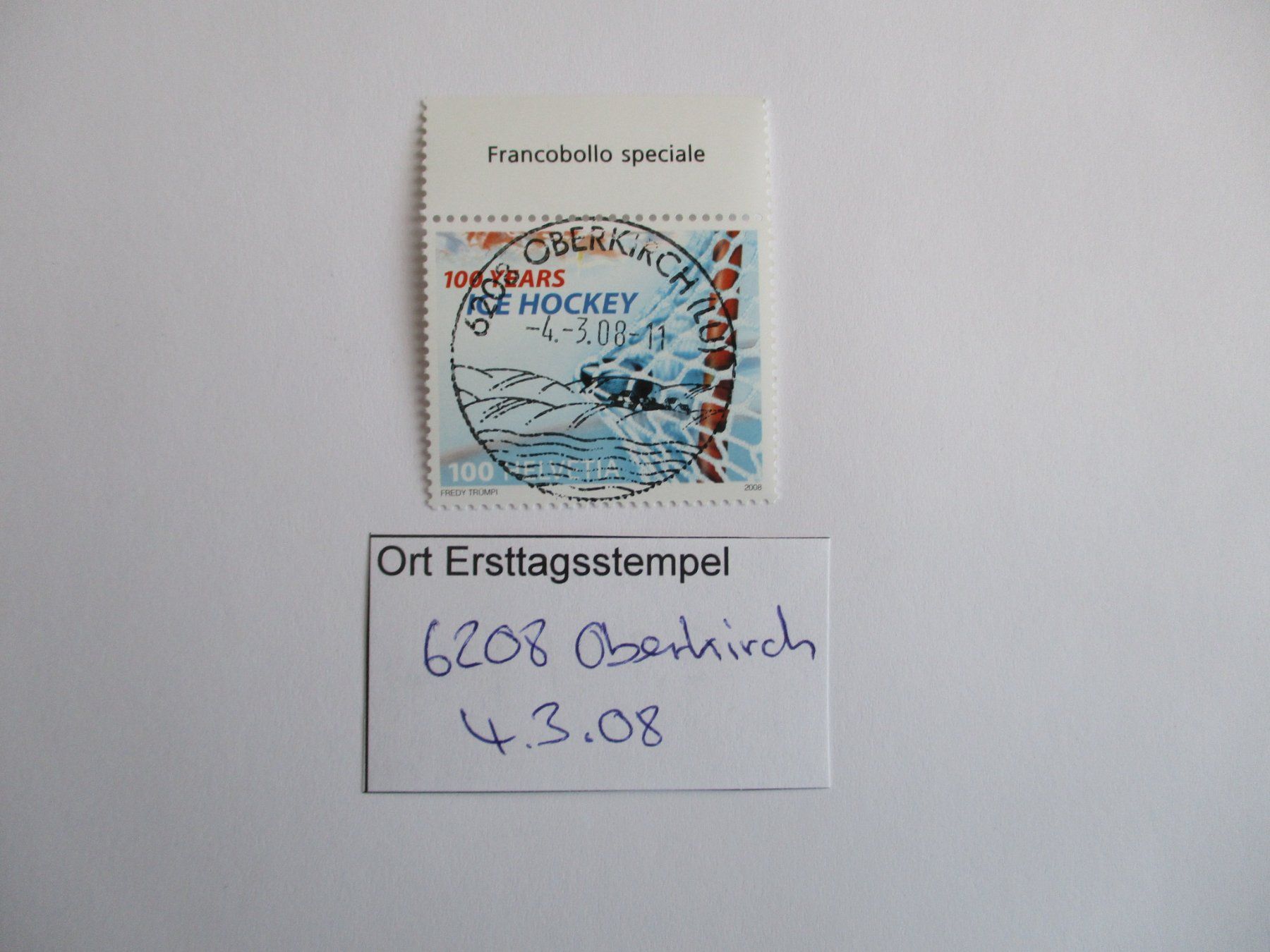 Tous les timbres: Voll Ort Ersttagsstempel 6208 Oberkirch – D'occasion à Langnau b. Reiden par Aktuell88