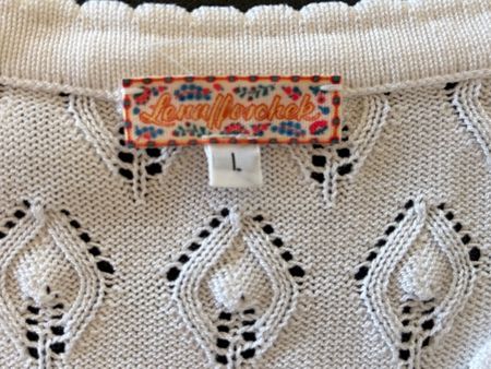 OKTOBERFEST-ZEIT: Cardigan von Lena Hoschek, weiss, Gr. L