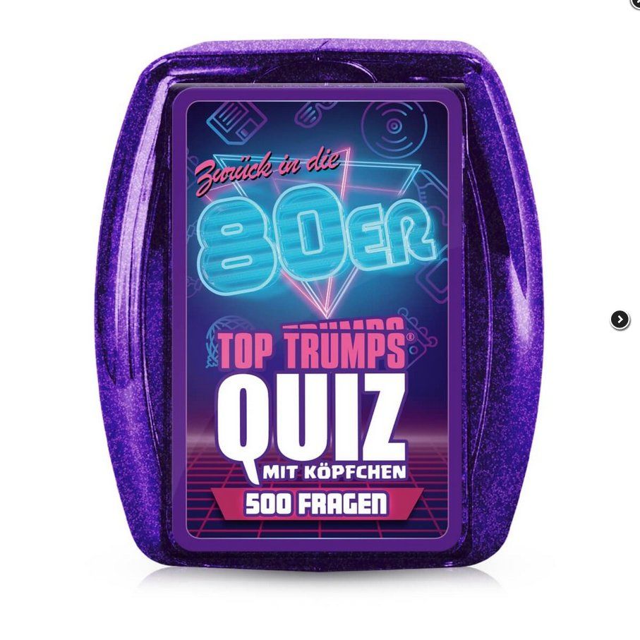Giochi: Top Trumps Quiz - 80er – Nuovo e nell'imballaggio originale da Oensingen venduto da Liquidations-Shop