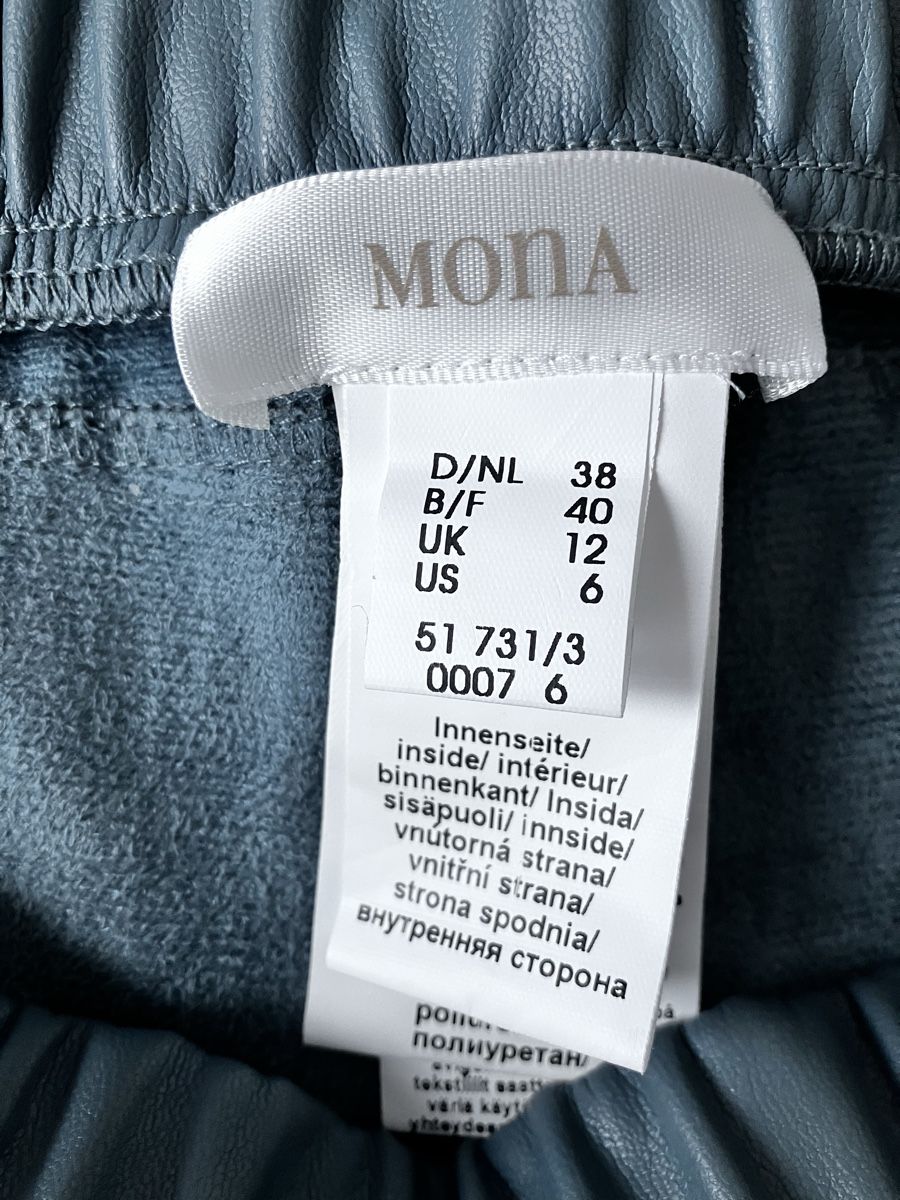Pantaloni: Lederoptik Mona Hose Grösse 40 blaugrüne – Usato da Gümligen venduto da svaud 4