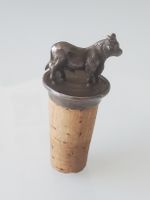 Weinverschluss mit Stier Figur, Korken