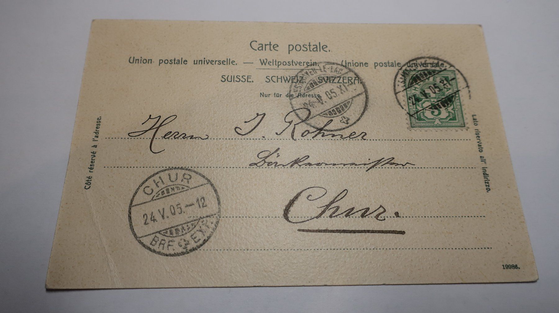 Cartes postales: Estavayer Le Château  1905 – D'occasion à Cormoret par Pascalll2001 5