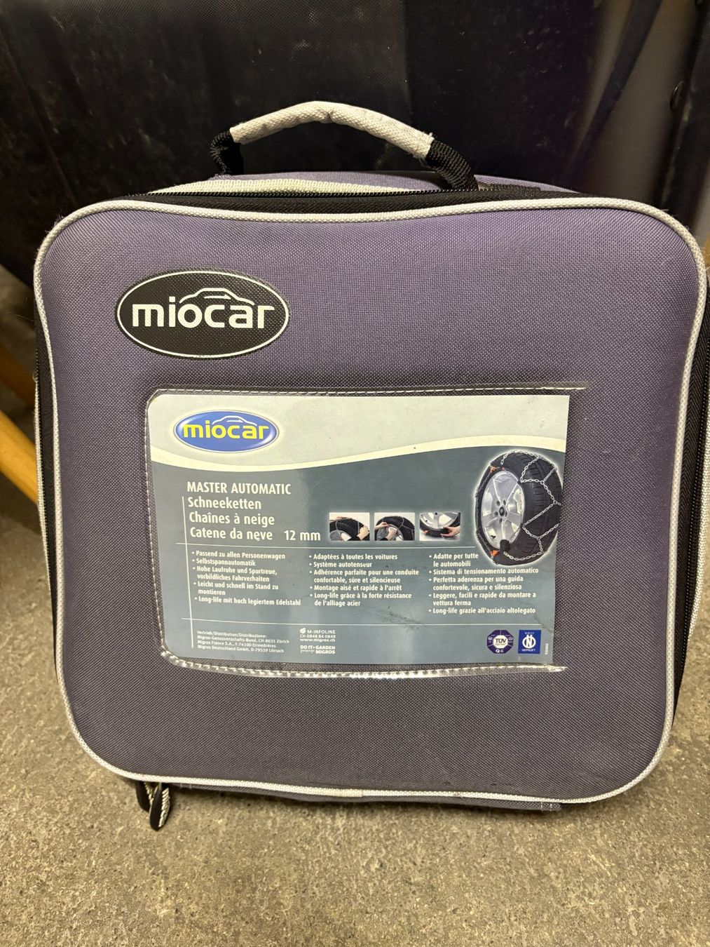 Catene da neve: Miocar Master Automatic Schneeketten 12mm mit Tasche – Usato da Zürich venduto da Cashug