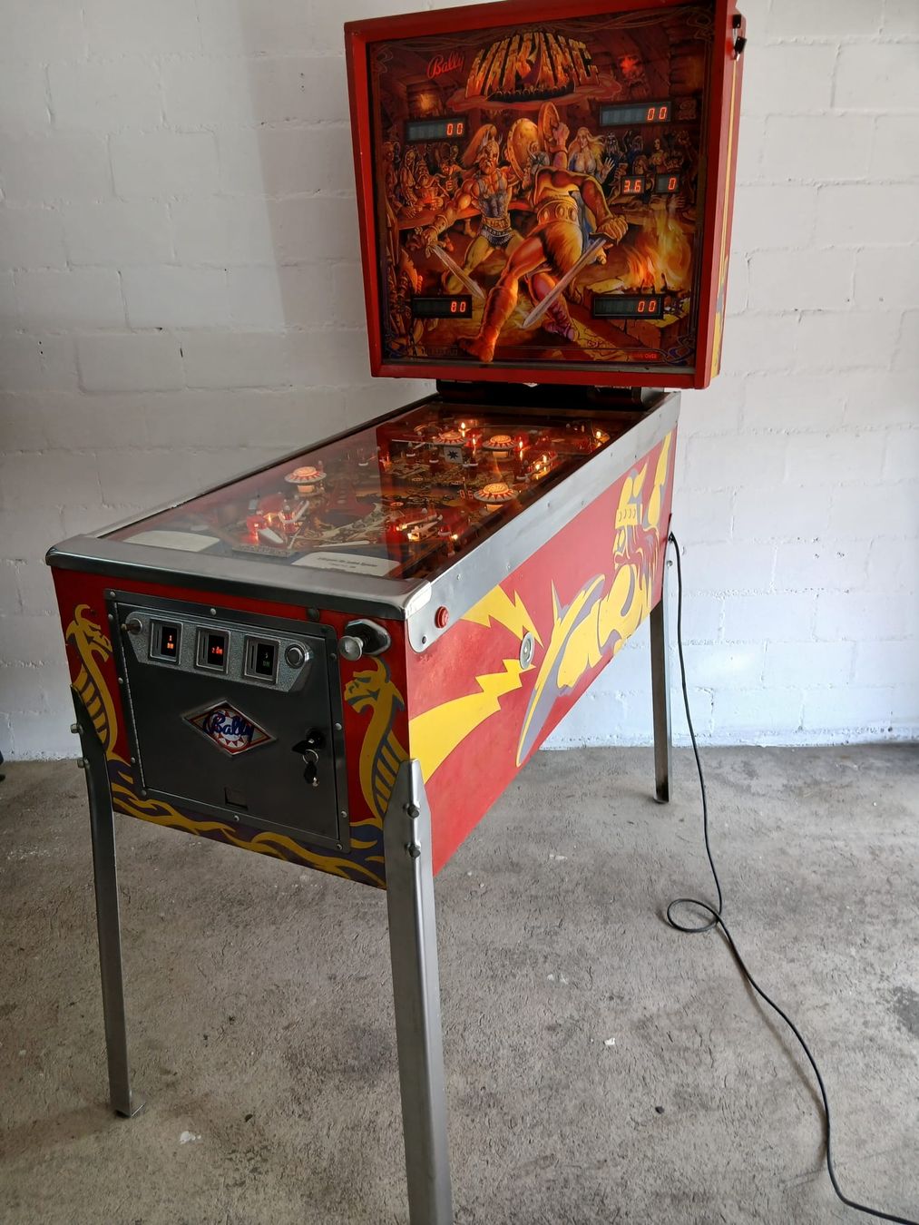 Flipper: flipperkasten flipper Bally viking – Usato da Leibstadt venduto da Retrowelt 1