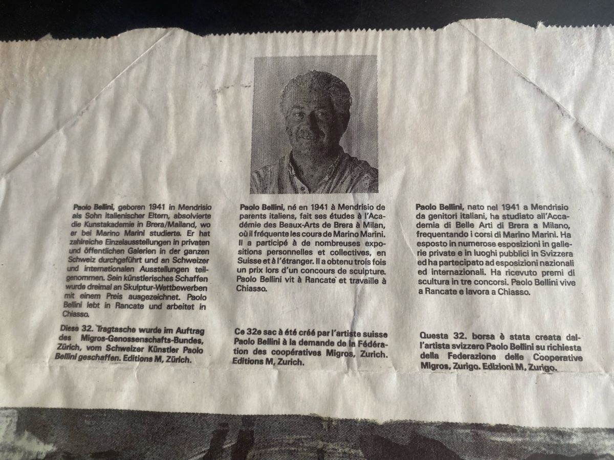 Dipinti: PAOLO BELLINI  1972 72/150  – Usato da Lausanne venduto da Csamadhi 1