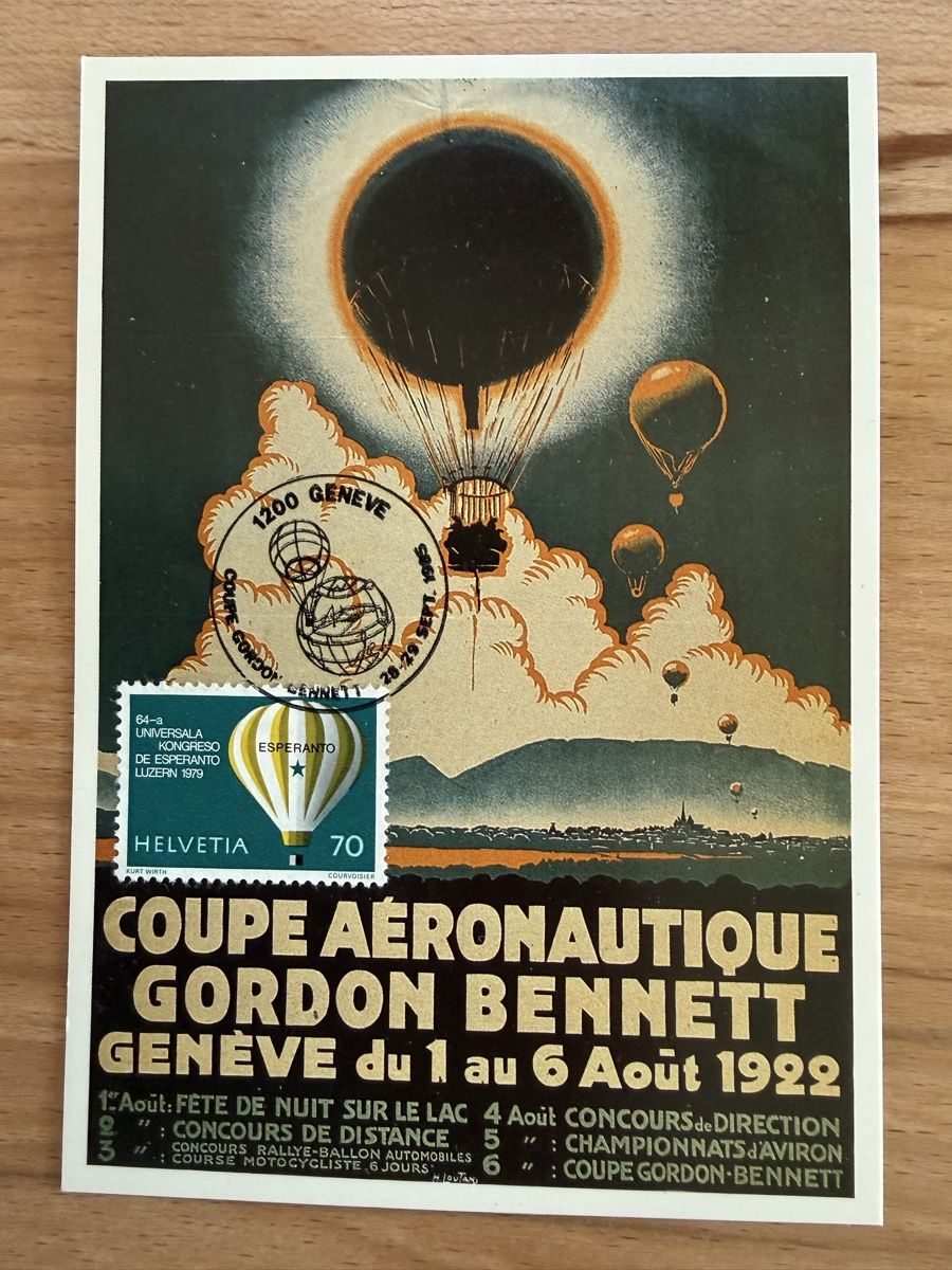 Tutti i francobolli: Maximumkarte Gordon Bennet – Usato da Grenchen venduto da Bastet007