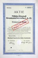 Mittelland Gummiwerke AG, Hannover - 1922