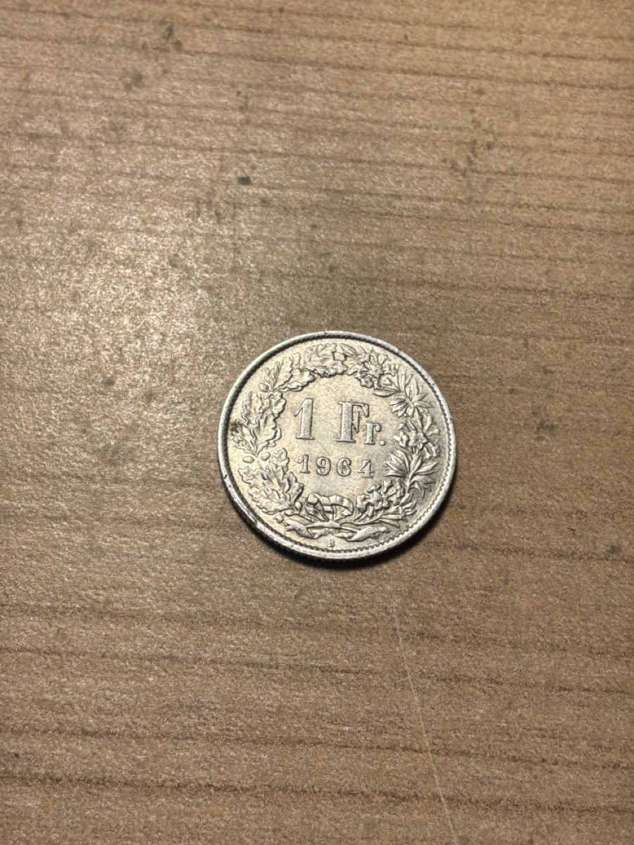 Tutti le monete: 1 Schweizer Franken Silber Münze JG 1964 – Usato da Locarno venduto da dieter.s77