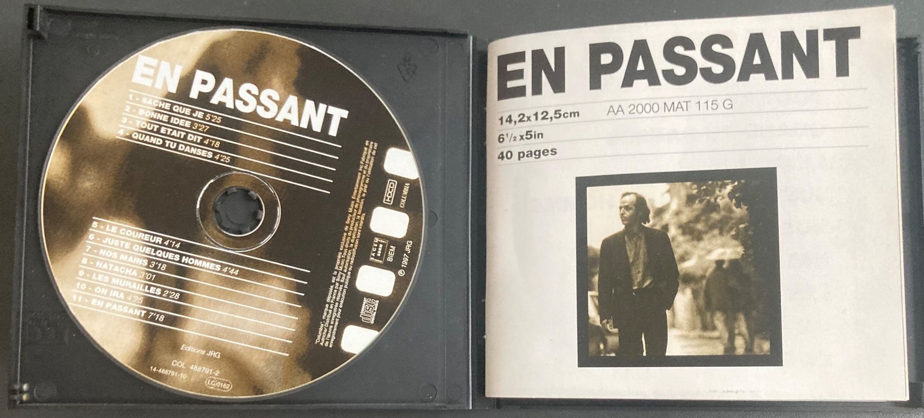 CD: JEAN-JACQUES GOLDMAN - EN PASSANT – Usato da Poliez-Pittet venduto da Newtown-Records 2
