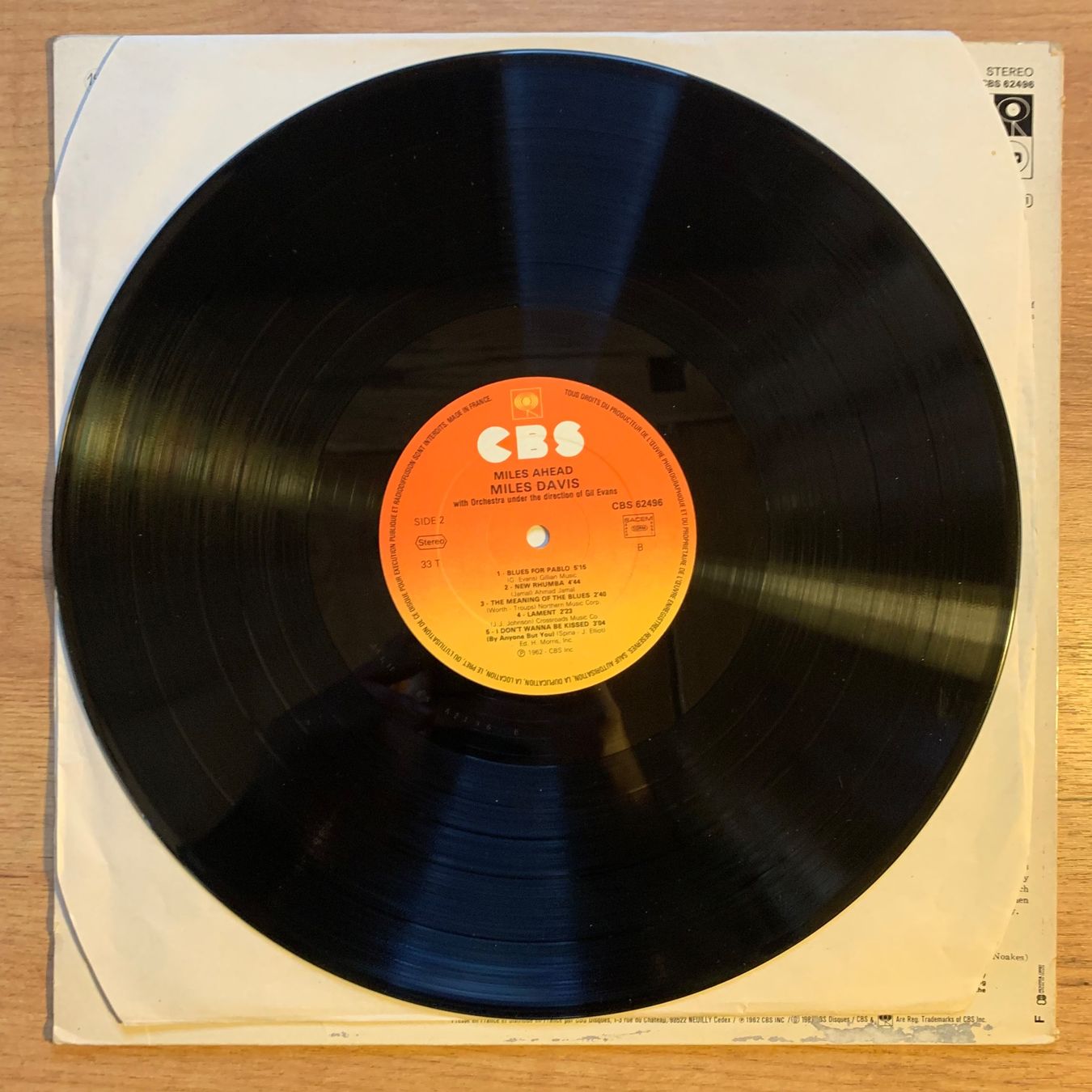 Dischi in vinile: MILES DAVIS - MILES AHEAD...RE FR 1981...VG+/VG+ – Usato da Gals venduto da Diskopatshop 2