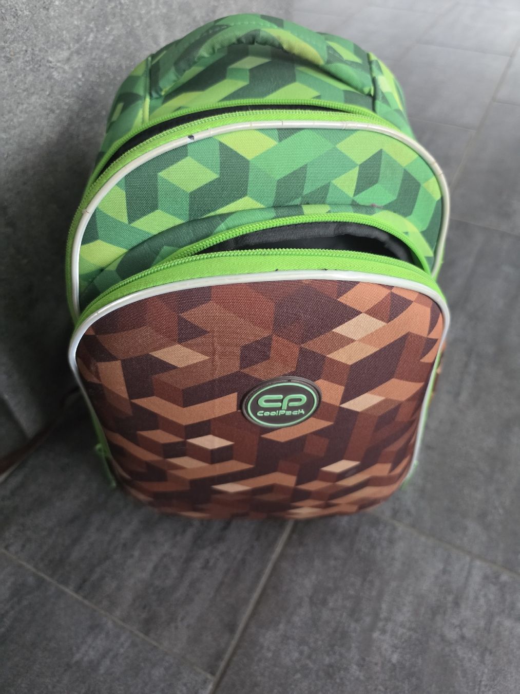Borse & Zaini: CoolPack Rucksack Kinder Grün Braun – Usato da Büsserach venduto da Divina86 1