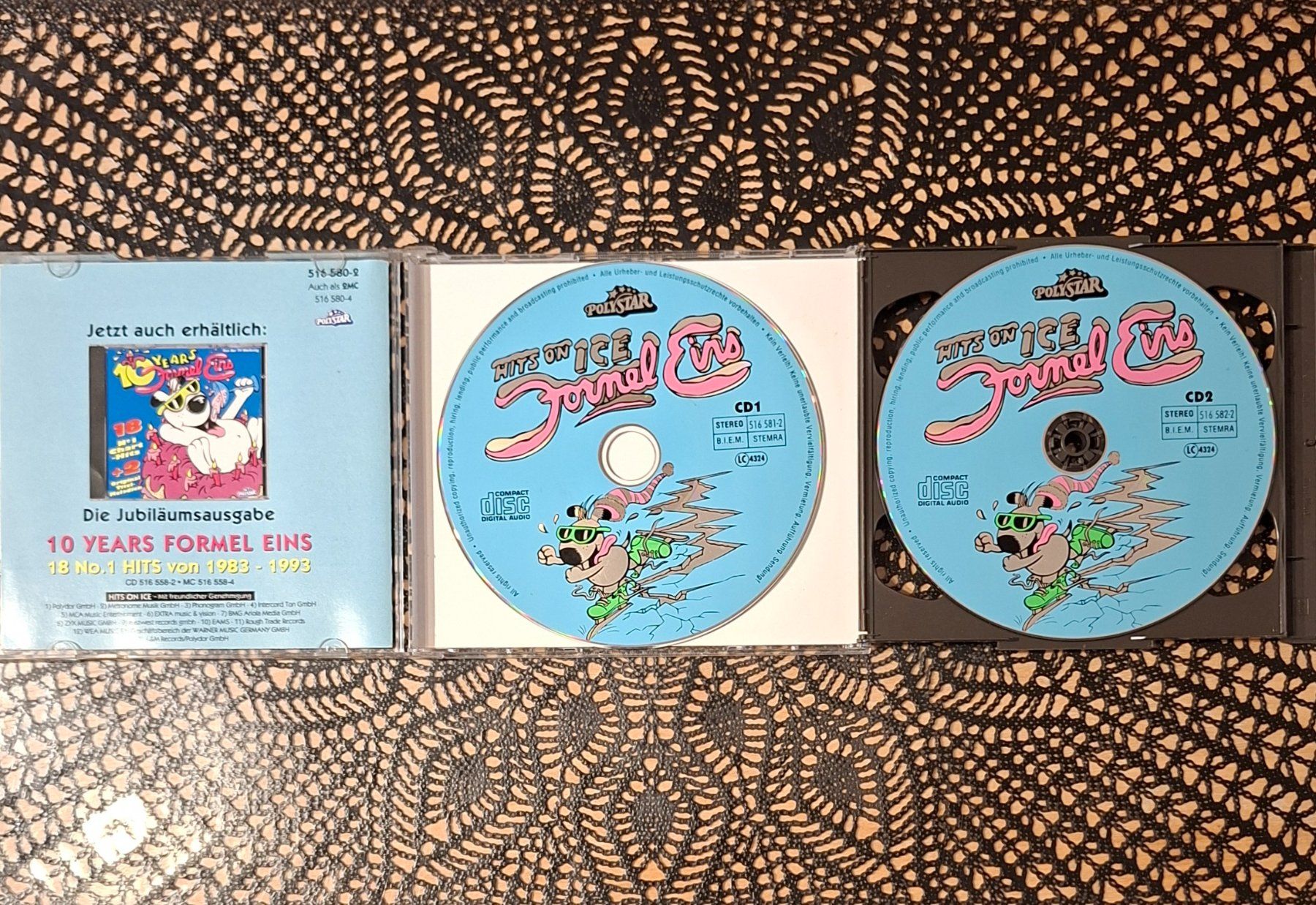CD: Formel Eins - Hits On Ice, DE Pop/Rock Compilation 1993 – Usato da Schönenberg TG venduto da Gregolino76 2