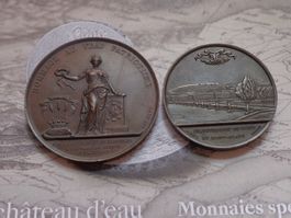 2 Superbes Médailles RARES en Bronze (Genève 1847 + 1862)