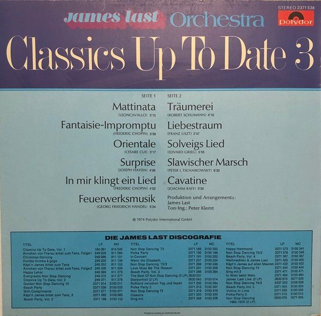Schallplatten: 6x LPs James Last – Gebraucht aus Grüningen von azulvinyl 2