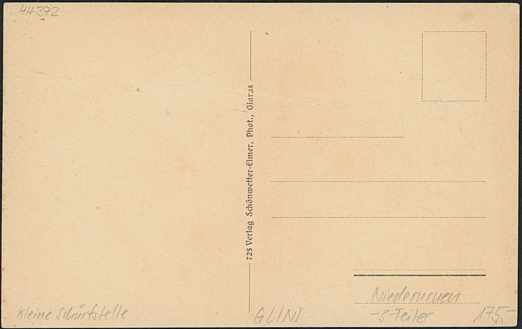 Cartoline postali: GL Niederurnen - Post – Nuovo (secondo la descrizione) da Schindellegi venduto da Jonathan77 1