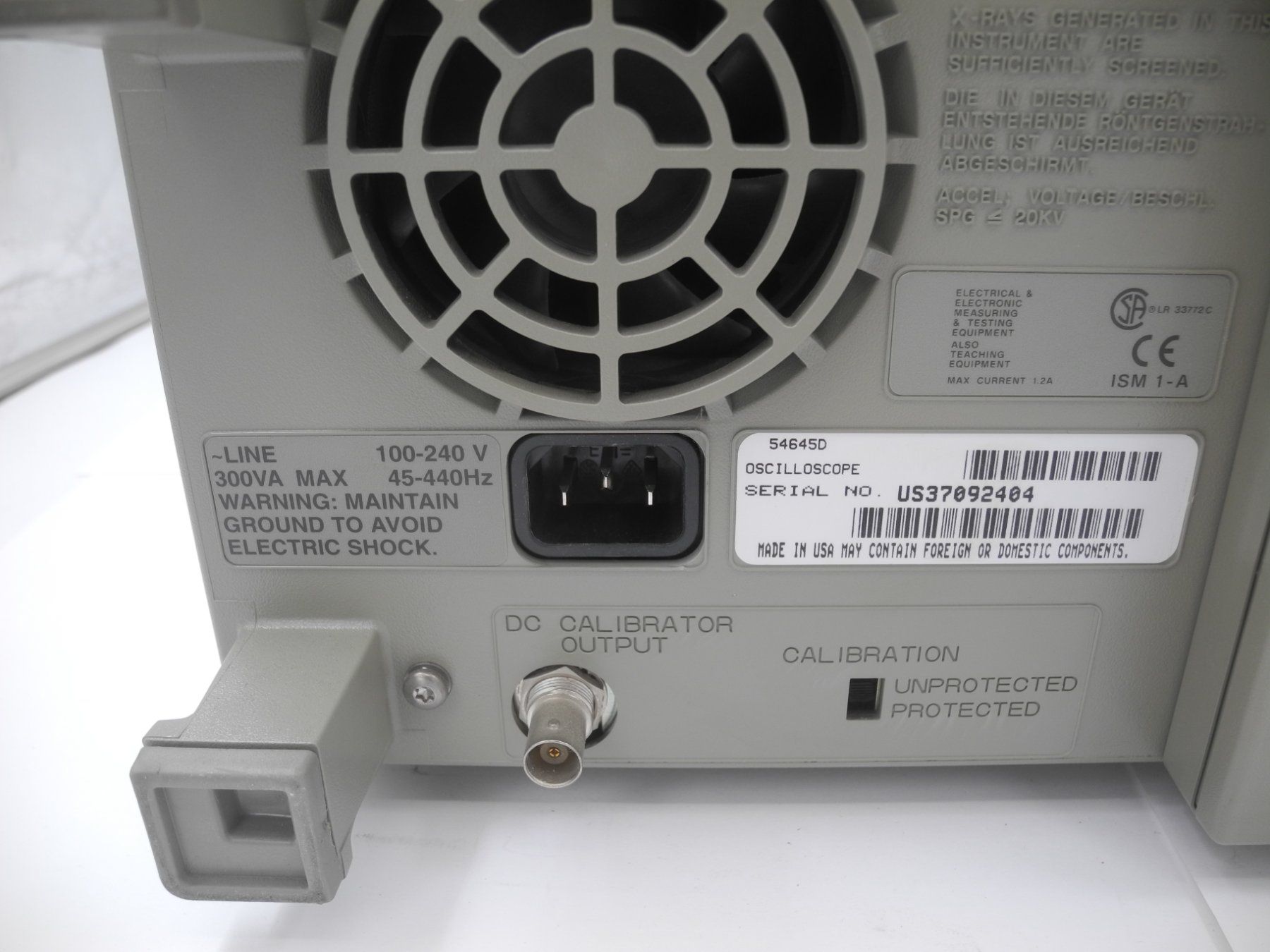 Hewlett Packard Messen: Hewlett Packard 54645d Mixed Signal Oscilloscope, Nr. n18 – Gebraucht aus Kottwil von  8