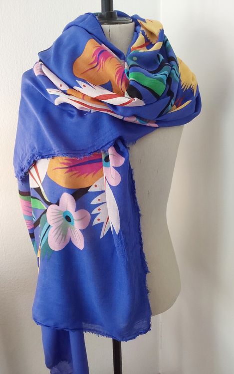 Foulard Desigual Modèle 8V1824 - Multicolore - Neuf Avec étiquettes - Écharpe Rectangulaire Femme