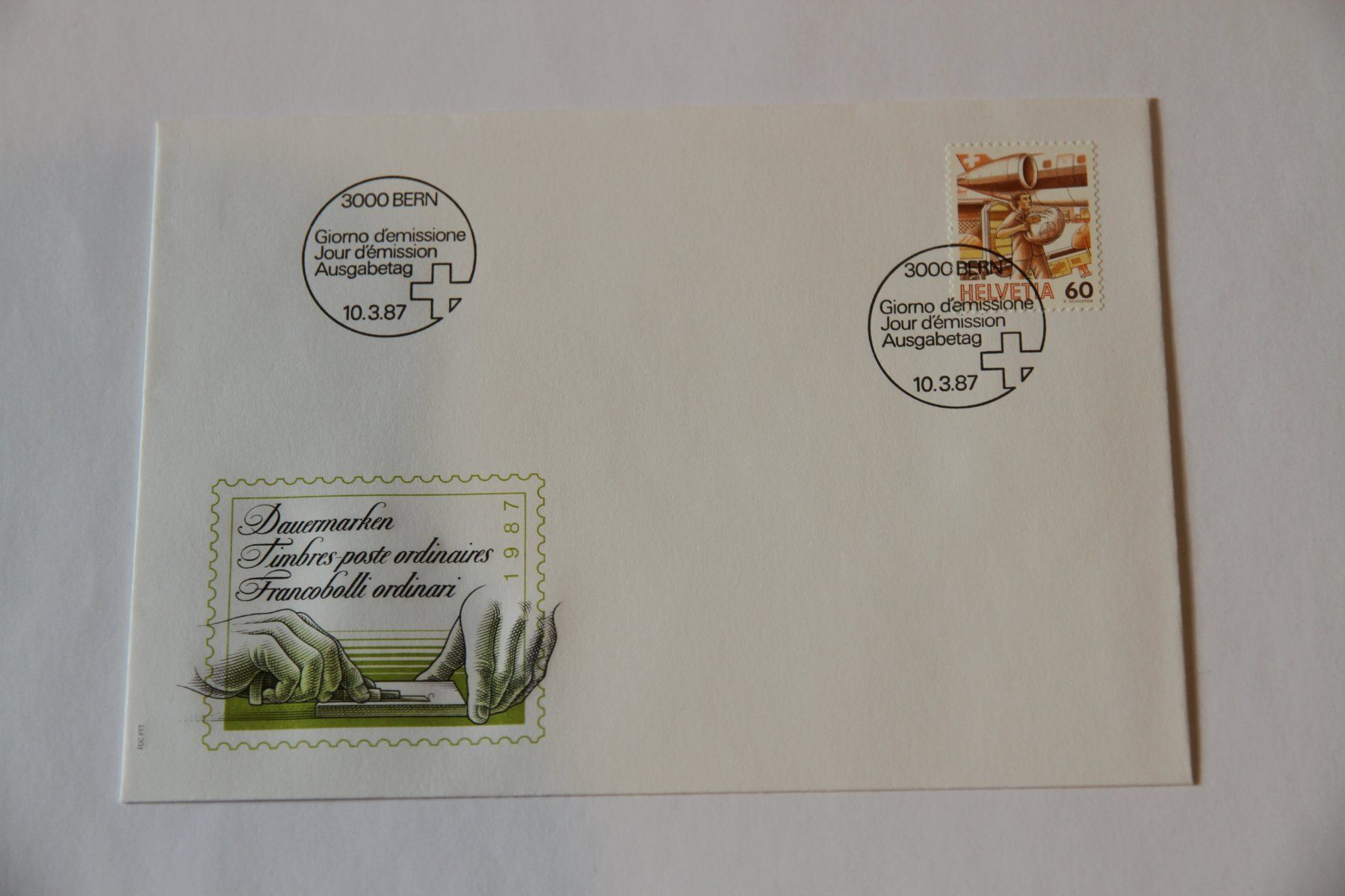 Tous les timbres: FDC, Post, Luftpostversand, Dauermarken, 10.3.1987 – Neuf (Voir description) à Nesselnbach par ubourson