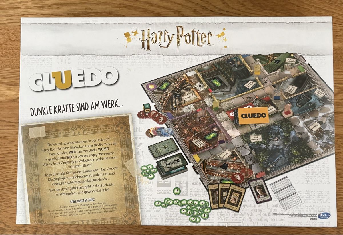 Spiele: Cluedo Harry Potter Brettspiel – Gebraucht aus Staffelbach von rc-larossa 1
