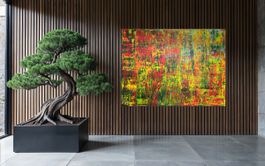 Flammen der verborgenen Harmonie, 190 x 140 cm