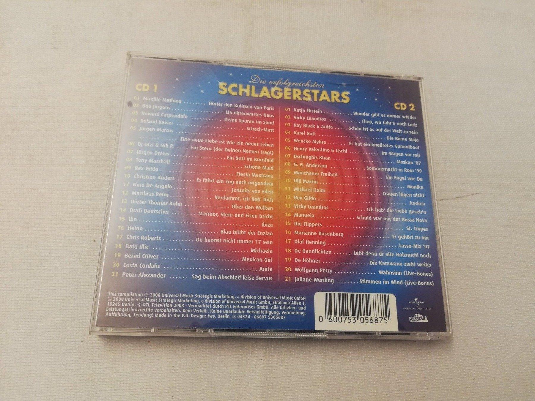 CD: DIE ERFOLGREICHEN SCHLAGERSTARS – Usato da Bern venduto da Vinylsound.ch 1