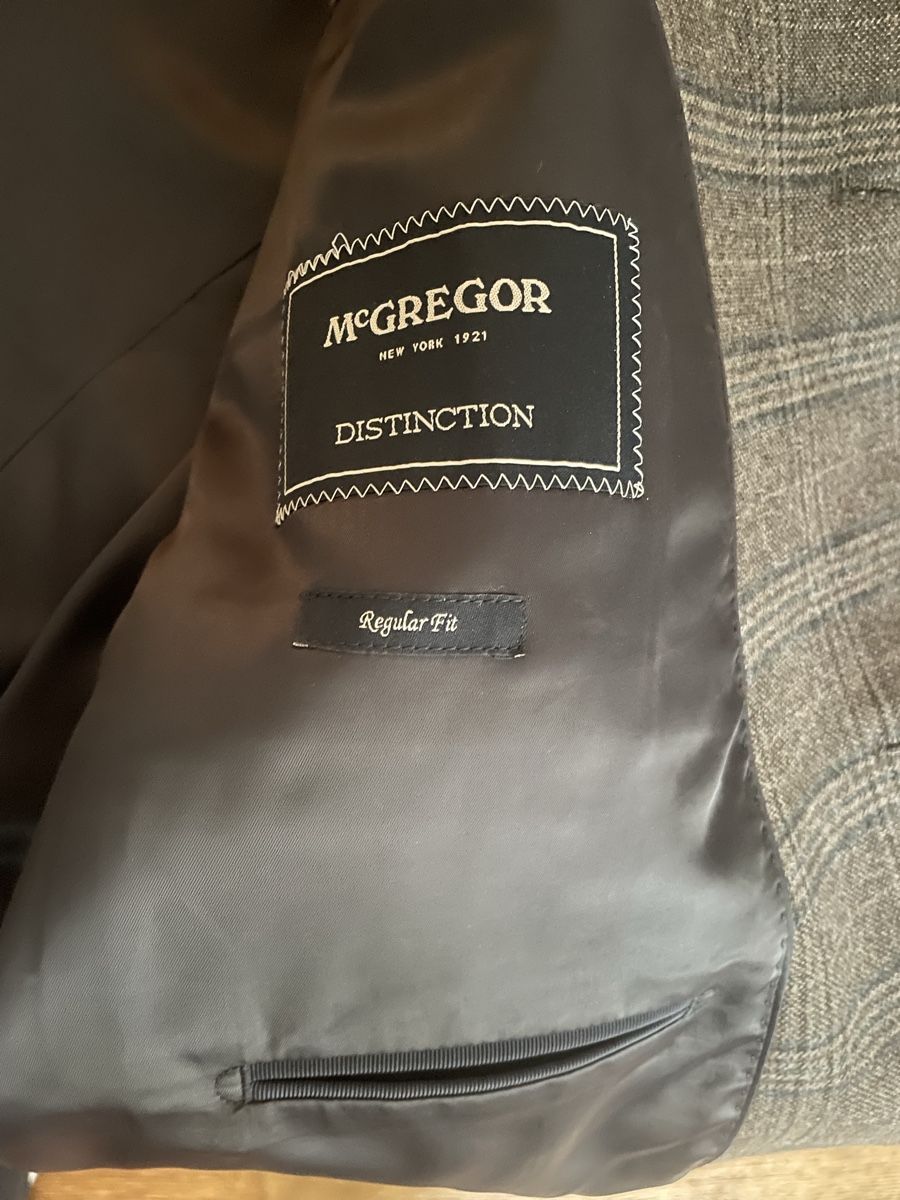 Sakko Costumes, combinaisons de sport et fonctionnelles: McGregor Sakko kariert – moderner Look, Regular Fit – Neuf (Voir description) à Heitenried par Steffundsasch 4