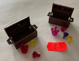 2 Stück Lego Schatzkiste mit Inhalt alt