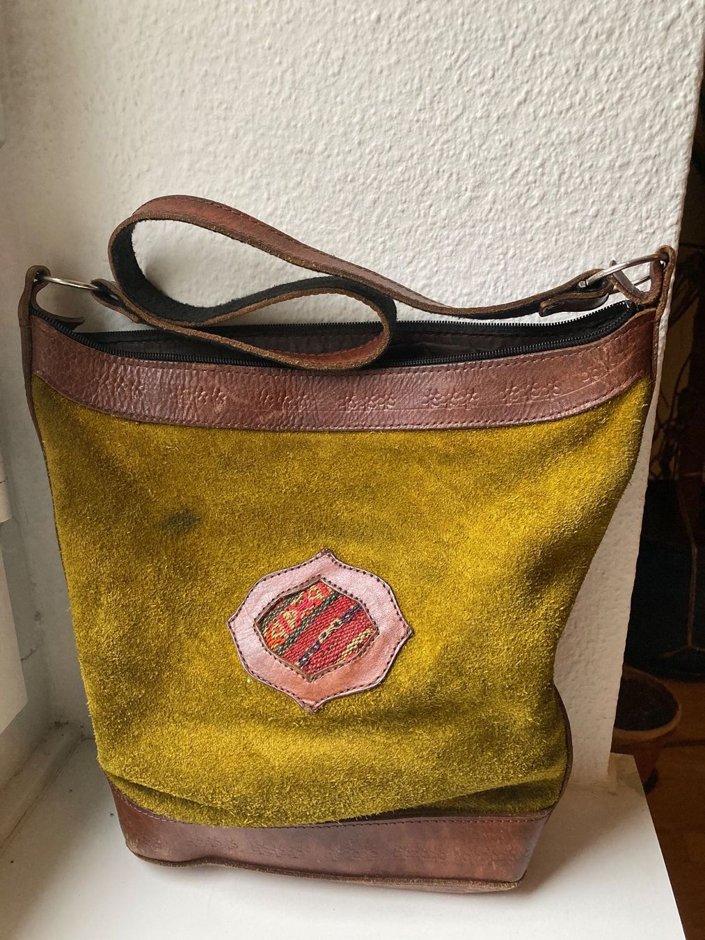 Borse: Wildledertasche grün – Usato da Zürich venduto da julia_le